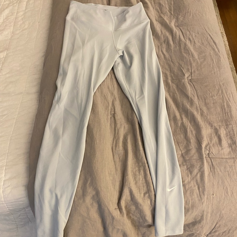 Nike light blue leggings medium